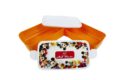 AS-Plast-Red Orange Polypropylene Tiffin Box
