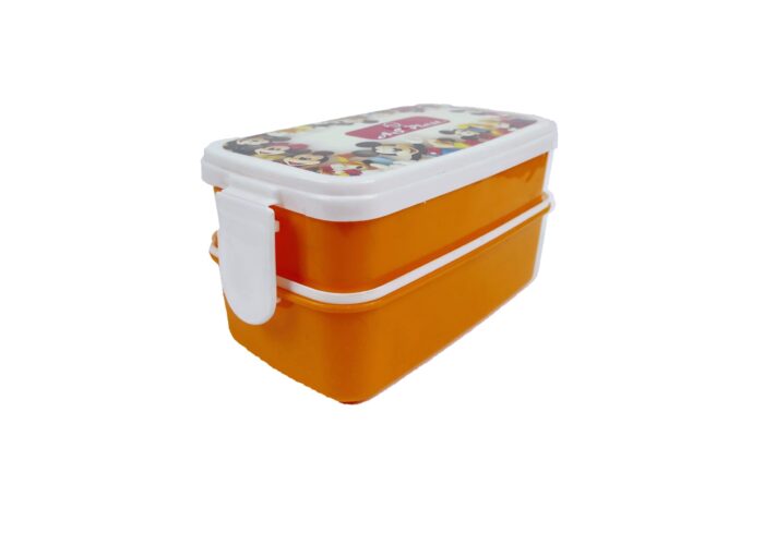 Red Orange Polypropylene Tiffin Box