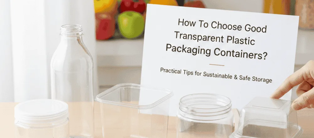 How To Choose Good Transparent Plastic Packaging Containers?
