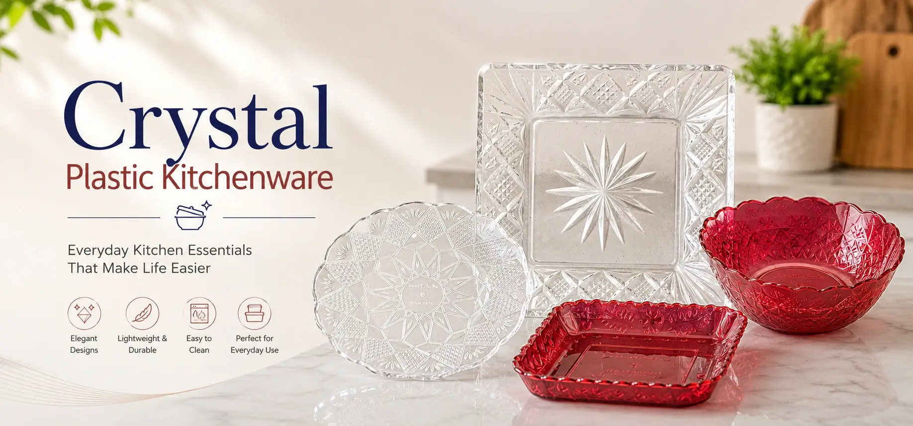 Crystal clear elegance for your kitchen