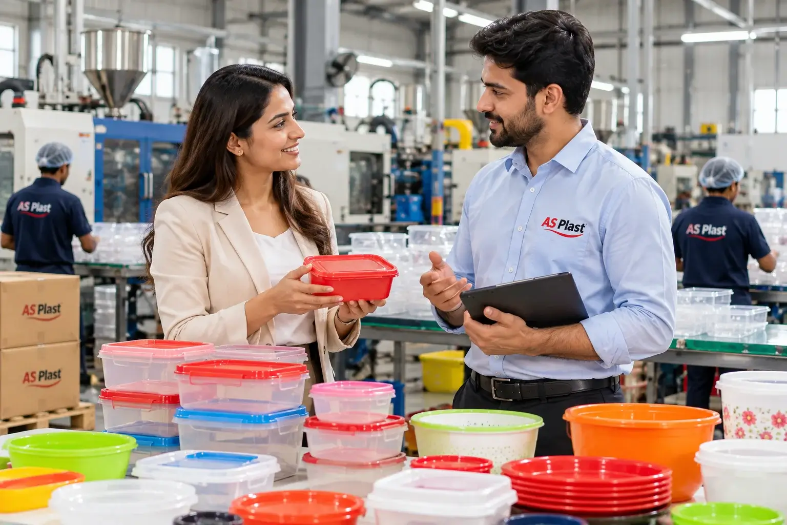 OEM Packaging Meeting on the Factory Floor