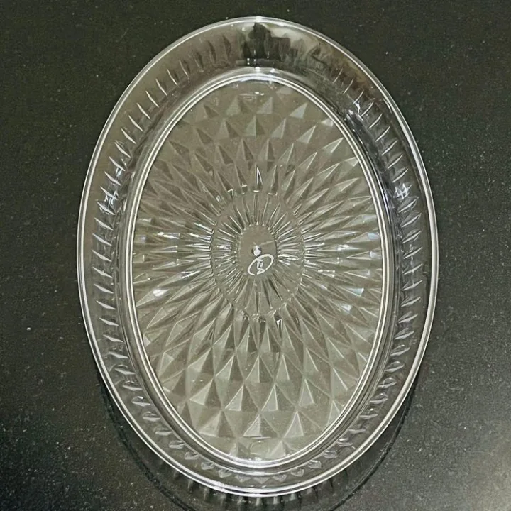 Crystal Plate Oval