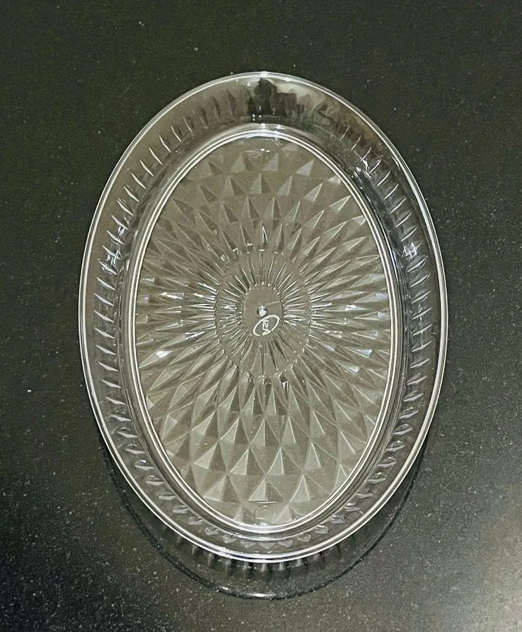 Crystal Plate Oval